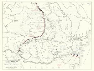 Eastern Front, 1916 - Rumanian Campaign - Limit of Rumanian Advance into - Transylvania 27 August...