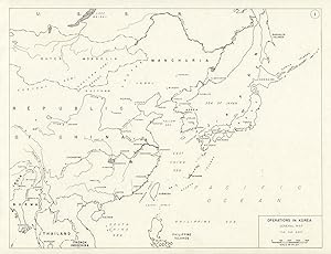 Operations in Korea - General Map - The Far East