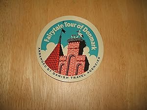 Fairytale Tour of Denmark Luggage Sticker/ Label