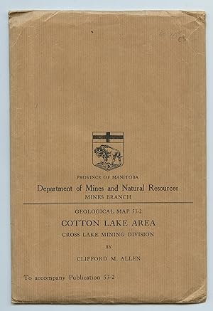 Geological Map 53-2. Cotton Lake Area, Cross Lake Mining Division