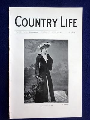 Country Life. No 326, 4th April 1903, Agecroft Hall Lancs Seat of Mr Robert Dauntesey. Portrait F...