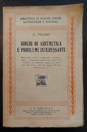 Giochi di aritmetica e problemi interessanti