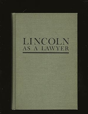 Lincoln As A Lawyer (Signed)