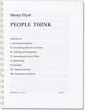 People Think (Original self-published essay, First Edition, 1998)