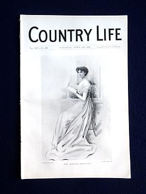 Country Life magazine. No. 640, 10th April 1909. A House at Sapperton in The Cotswolds by Mr A. E...