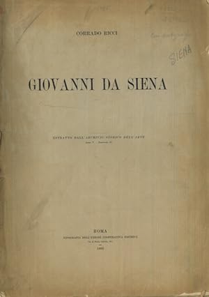 Giovanni da Siena.