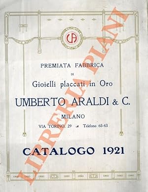 Catalogo 1921, Premiata fabbrica oggetti placcati in oro.