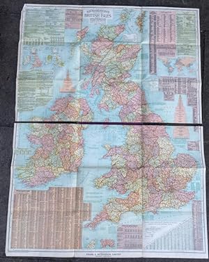 Richardson's New Chart of the British Isles : showing railways, steamship routes, ports, rivers, ...