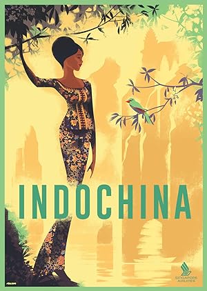 2014 Contemporary Danish Poster, Indochina/Singapore Airlines