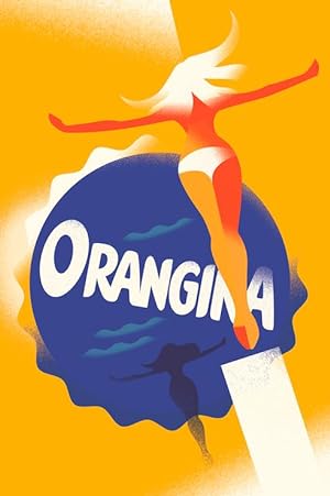 2012 Modern Danish Mads Berg Poster, Orangina