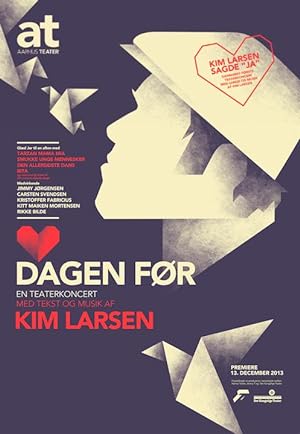 2014 Contemporary Danish Poster, Mads Berg - Kim Larsen
