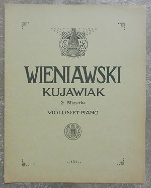 Kujawiak. 2e mazurka. Violon et piano.