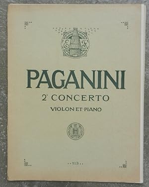 2e concerto. Violon et piano.