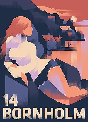 2014 Danish Modern Travel Poster, Bornholm 14