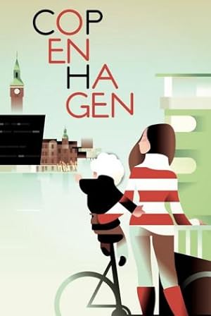 2015 Contemporary Danish Travel Poster - Copenhagen