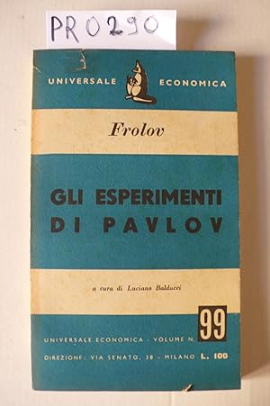 Gli esperimenti di Pavlov