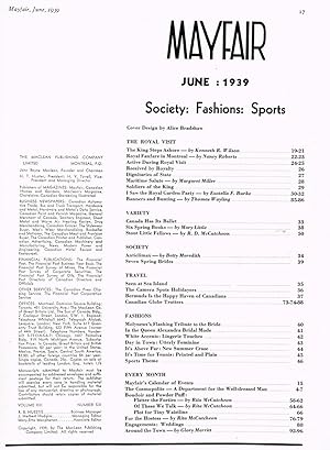 Mayfair - Society : Fashions : Sports. Vol. 13 No. 6 June, 1939
