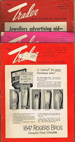 [Rolex, Ronson] The Trader & Canadian Jeweller - Sept. Nov. & Dec. 1951