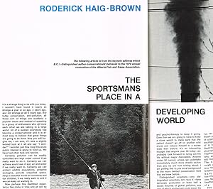 "The Sportmans Place in a Developing World" by Roderick Haig-Brown