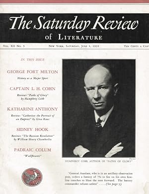 The Saturday Review of Literature - Saturday, June 1, 1935 Vol. XII No. 5