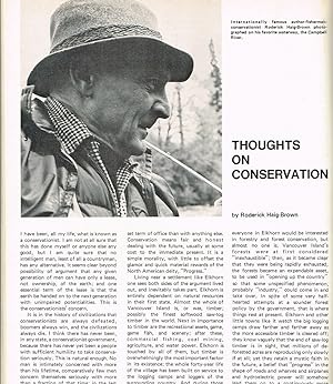 "Thoughts on Conservation" by Roderick Haig-Brown