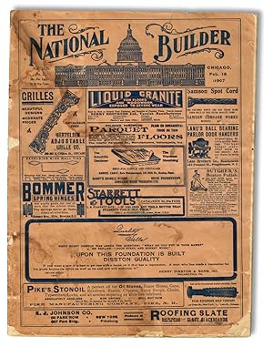 The National Builder. Feb. 15th, 1907 - Vol. XLIV No. 2 (Trade Magazine)