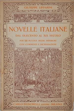 Novelle italiane dal duecento al XIX secolo