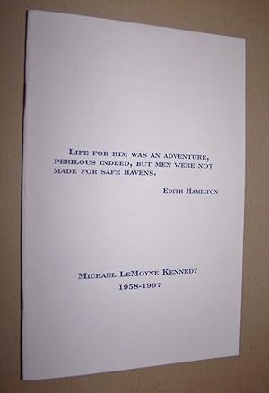 MICHAEL LEMOYNE KENNEDY 1958-1997
