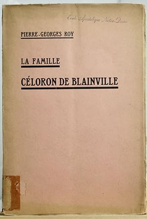 La famille Céloron de Blainville