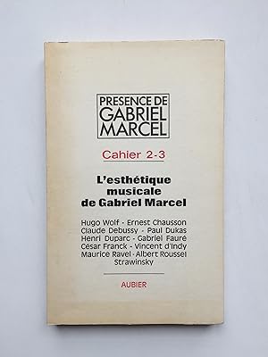 L' Esthétique Musicale de Gabriel Marcel