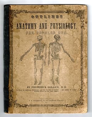 Outlines of anatomy & physiology, illustrated by a new dissected plate of the human organization,...