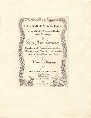 An Herbarium for the Fair
