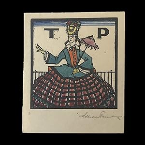 Bookplate for 'TP' (Thea Proctor)