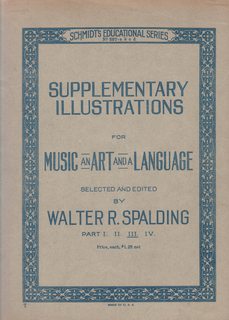 Supplementary Illustrations for Music an Art and a Language Part III (Schmidt?s Educational Serie...