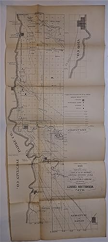 Map of Vermillion County, Indiana drawn by John Collett for the 1st annual report of Prof. E.T. C...