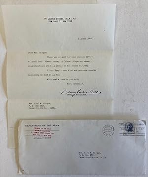 General MacArthur Typed Letter Signed