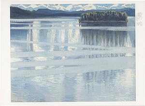 Lake Keitele Akseli Gallen Kallela London NPG Painting Postcard