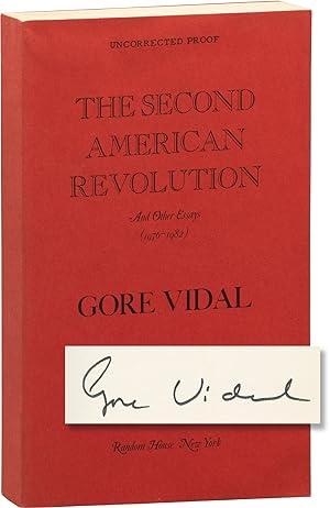 The Second American Revolution and Other Essays 1976-1982 (Uncorrected Proof, signed by the author)