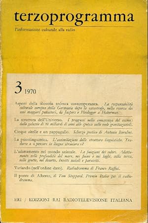 Terzoprogramma. N.3, 1970