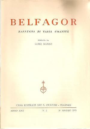 Belfagor. Maggio 1975