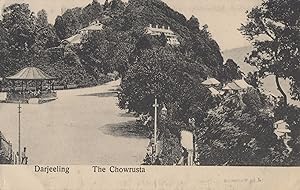 Darjeeling The Chowrusta Path Shadow Antique India Postcard