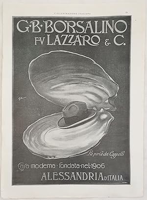 G. B. BORSALINO FV LAZZARO & C. CASA MODERNA FONDATA NEL 1906 ALESSANDRIA D'ITALIA,
