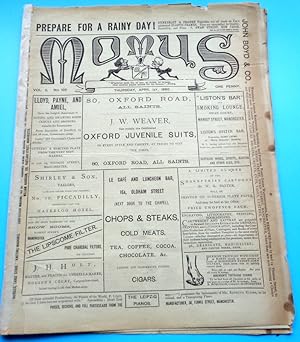 Momus. (Manchester Political Electioneering & local politics/satire) Magazine. April 1st 1880. RARE.