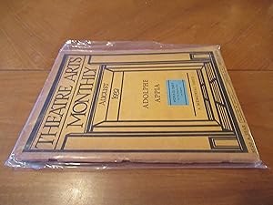 Theatre Arts Monthly. August 1932. Adolphe Appia. A Memorial Issue