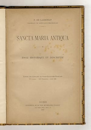 Sancta Maria Antiqua. Essai historique et descriptif.