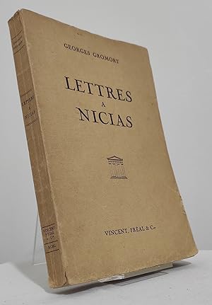 Lettres à Nicias. Entretiens familiers sur l'enseignement de l'architecture