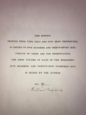 Poems 1886-1929 by Rudyard Kipling [3 volumes]