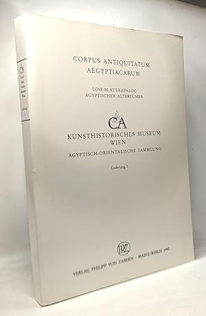 Uschebti I - Lieferung 5 (1990) --- Corpus Antiquitatum Aegyptiacarum - Lose-Blatt-Katalog ägypti...