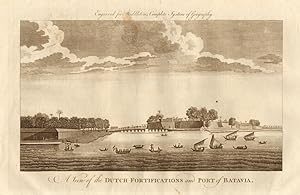 A view of the Dutch-Fortifications and Port of Batavia