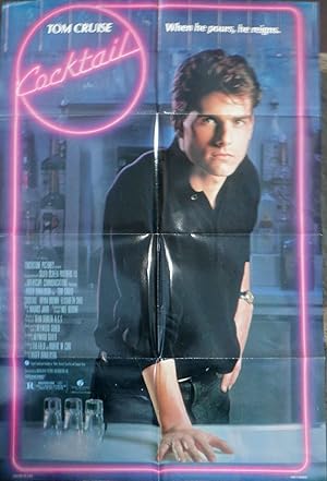 Cocktail. Original Movie Poster Starring Tom Cruise
